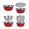 Robust Stainless Steel Basin with Drain Lid Perfect For Party Preps Shredding And Chopping Basin Ideal For Home Chefs