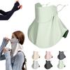[-Massage] Face Cover, UV Protection, Cold Feeling, Long Face Guard,