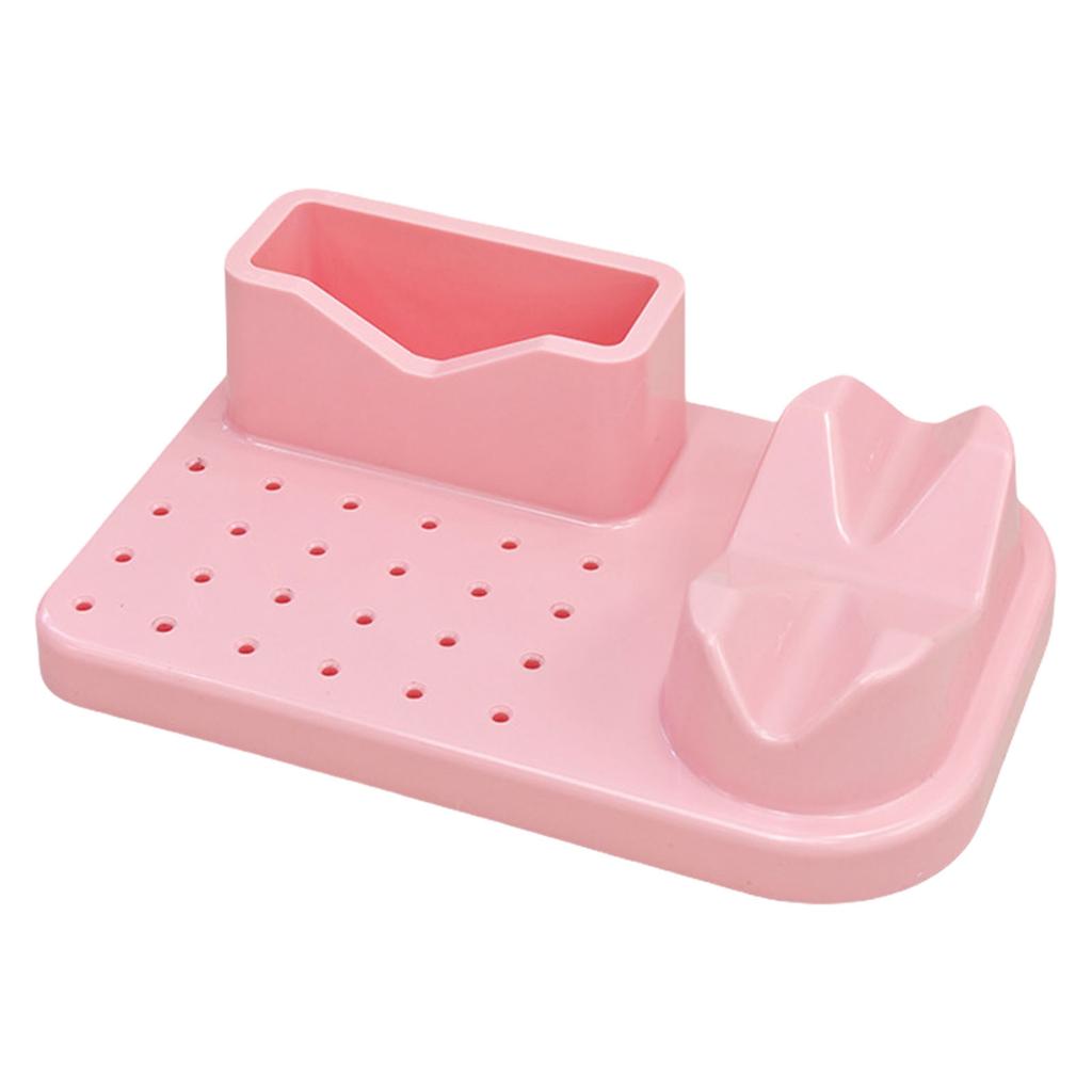 24 Holes Nail Drill Machine & Bits Storage Box Nail Drill Grinding Bit Organizer Nail Drill Tool Displayer Holder Case