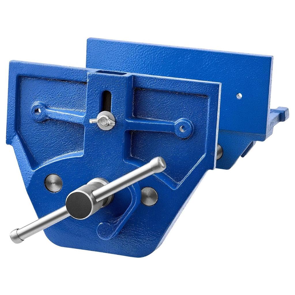 Woodworking Vise, 7 Inch Jaw Width, Quick Release Wood Bench Vise, 8 Inch Max Jaw Opening, Heavy-duty Cast Iron Construction, Workbench Vice with
