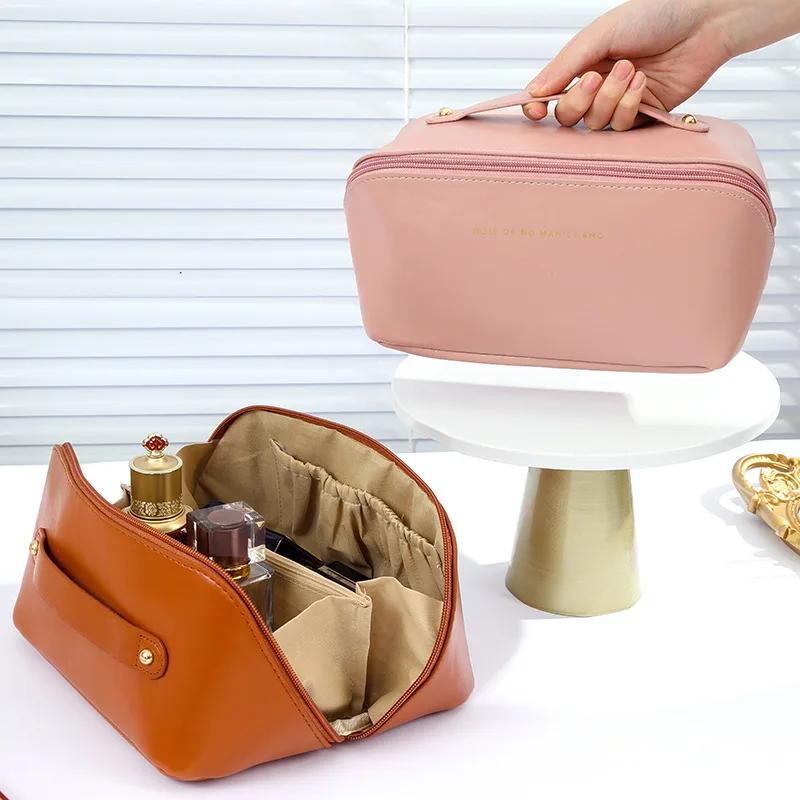 Makeup Organizer Female Toiletry Kit Bag Make Up Case Storage Bags Pouch Luxury Lady Box Portable Zip Cosmetic Bag for Travel