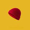 Wool Hat Female Autumn and Winter Yuppie Hooligan Solid Color Melon Rind Male Cold Hat Ins Trendy Knitted Hat