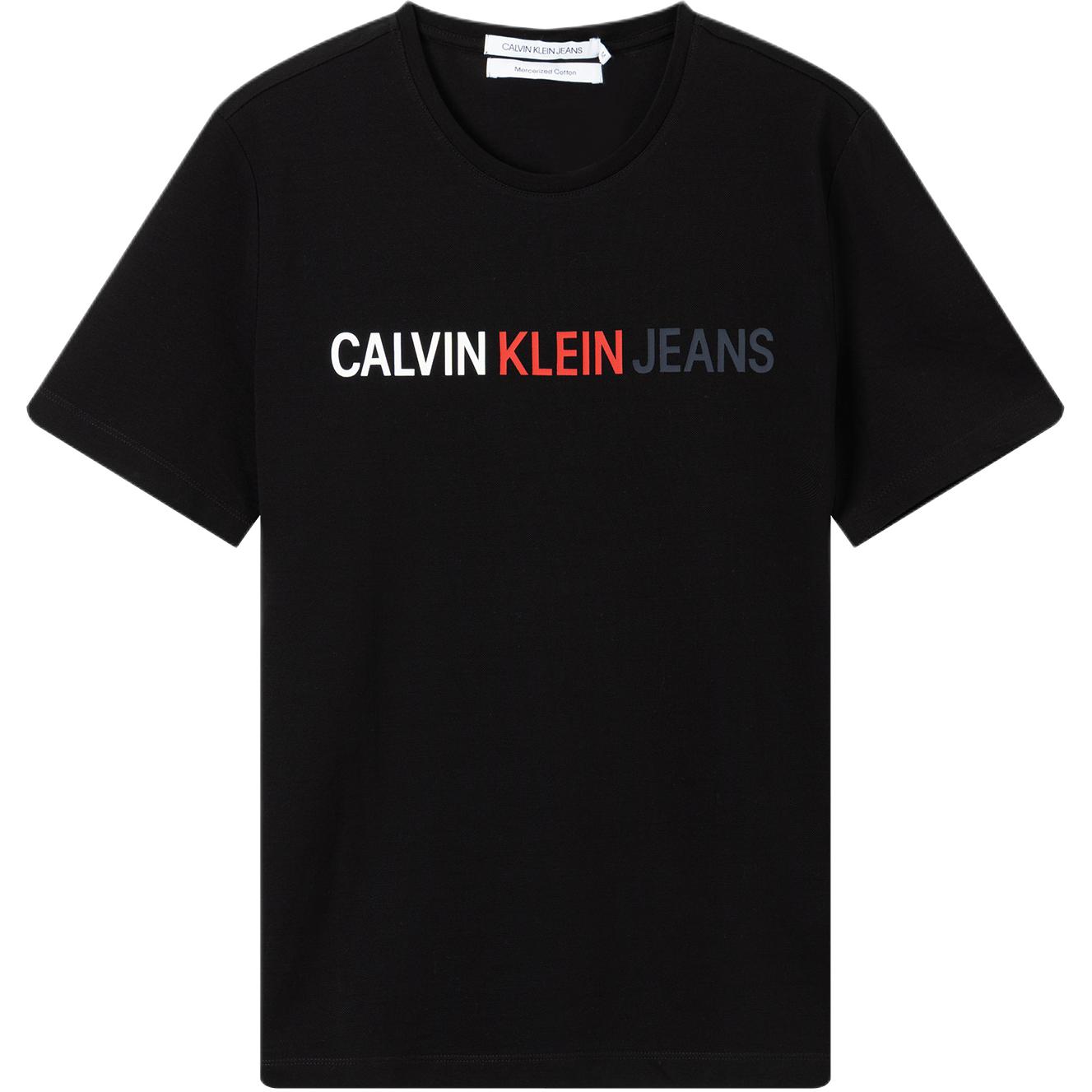 

Calvin Klein Comfortable Versatile Simple Letter Round Neck Short Sleeve T-Shirt Women Tops J313260
