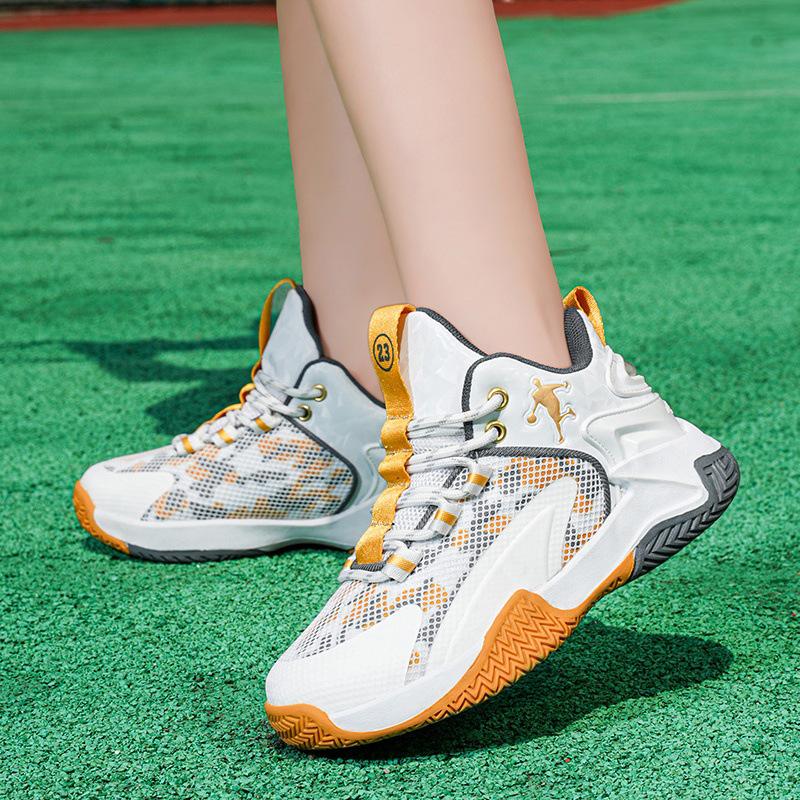 Kinder Mid-Top Anti-Rutsch Basketball- und Outdoor-Schuhe mit abriebfester Sohle - Herbstkollektion.