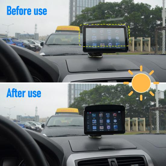 Navigator-Sonnenblende, Sonnenschutz, Sonnenschutz, abriebfeste, schattierungsbeständige Universal-Auto-GPS-Abdeckung