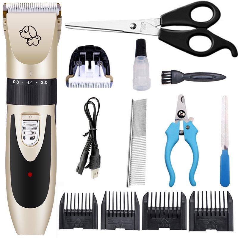 Professional Pet Electric Clippers for Dogs & Cats - Grooming Shaver for Teddy, Golden Retrievers & Large Breeds