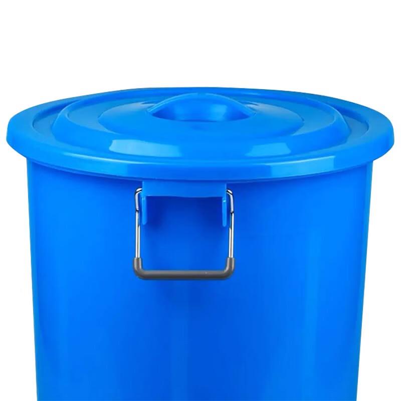 Large Capacity Plastic Storage Bucket with Lid