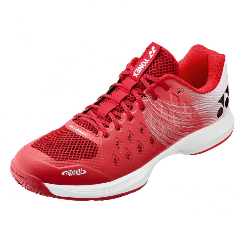 

Tennis Shoes Power Cushion Airas Dash 4GC cm [Yonex] White/Red (114) 24.0