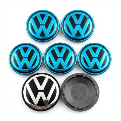 O34pcs 55mm 56mm 65mm 70mm 76mm Car Wheel Center Caps Hubcap Cover for VW Jetta MK5 Golf Passat Styling 3B7601171