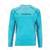 Mens Quick-Dry UV Protection Fishing T-Shirt Long Sleeve Crew Neck Summer Outdoor Angling Sports Cycling Apparel
