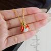 Design Oil Dripping Ladybug Women's Trendy Jewelry Necklace Pendant