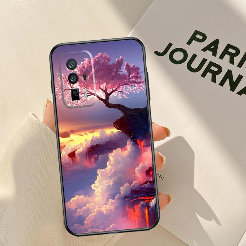 Anime Natura Landscape Case For Xiaomi 15 14 Ultra 13T 14T 15T Pro 17 Pro Max POCO X7 Pro X3 X5 X6 F5 F6 F7 F8 Coque