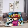 Anime Ranma And Akane Tendo Blanket Fleece Spring Autumn  Portable Super Soft Throw Blankets for Sofa Travel Bedspread