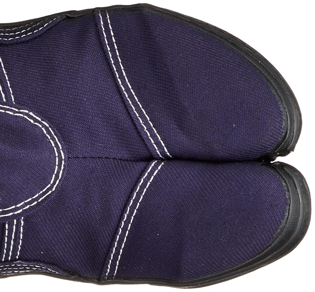 Shokai-do High-Altitude Safety Shoes with Toe Cap, L-Winds VO-80, Navy, 25.5cm