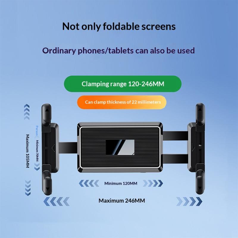 New Dashboard Tablet Holder For Car Suction Cup Car Windshield Mount With Large Clamp For All 5"-15" Tablet And Phone Devices