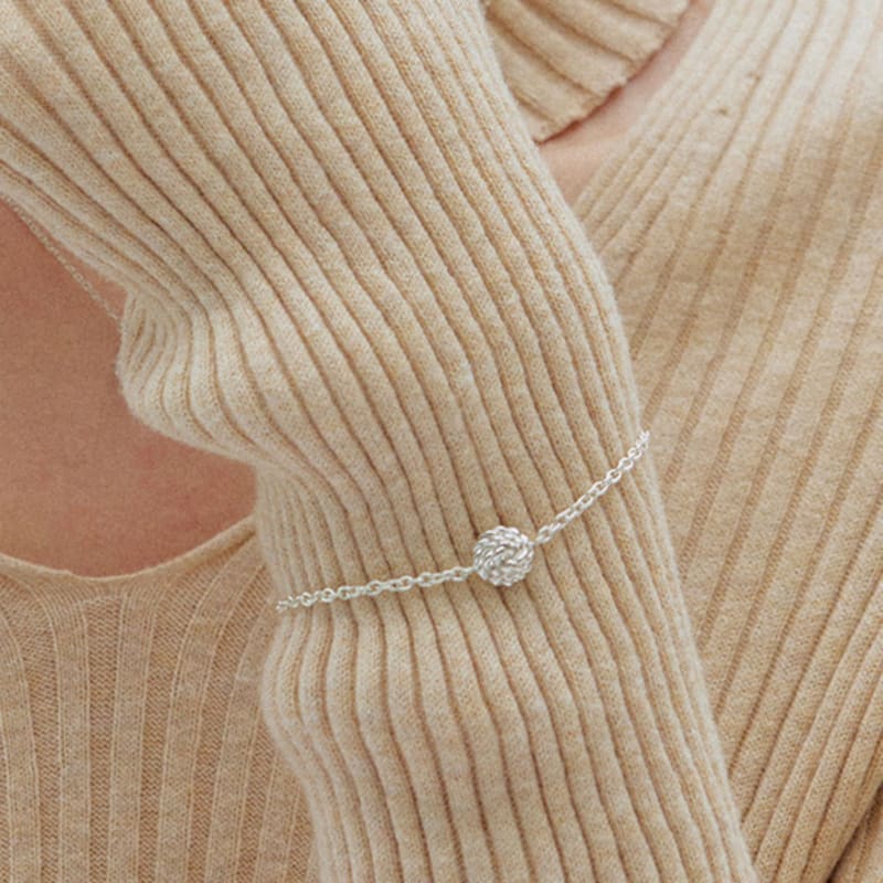 

LUMIAH M THREAD SWIRL CHAIN BRACELET 18cm