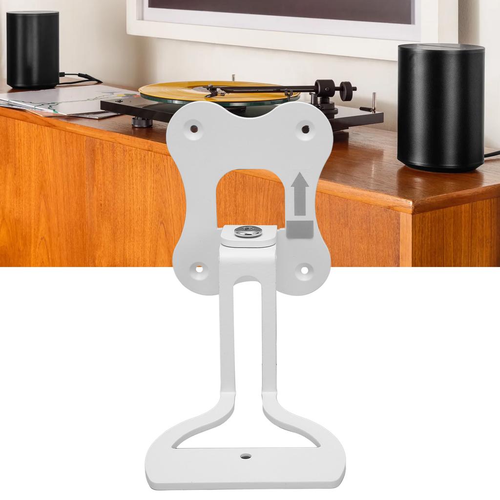 Speaker Wall Mount Bracket Thicken Metal Rotatable Stable Space Saving Wireless Speaker Accessory for Era 100