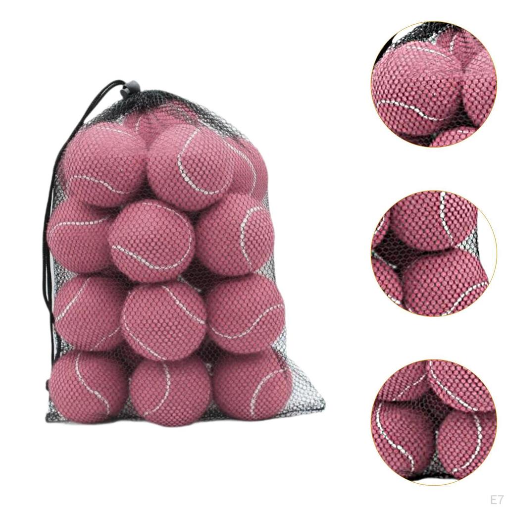 20 Pieces Tennis Balls Training Pet Dog Elastic Wear Resistant for