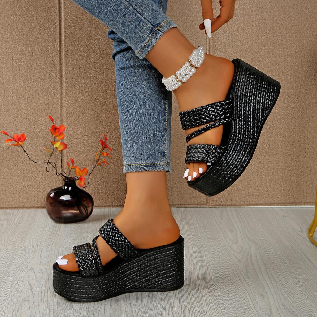 Women Sandals 2025 Summer New Outdoor Beach Sandals Comfortable Wedges Shoes for Women Design Casual Sandals Size 35-43