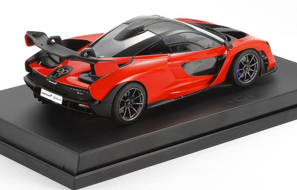 Tamiya Masterwork Collection McLaren Senna, Kunststoff, lackiert, fertiges Produkt, 21172, 1/24, Nr. 172 (Orange)