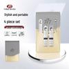 THREE SEVEN Ensemble de 4 coupe-ongles de toilettage