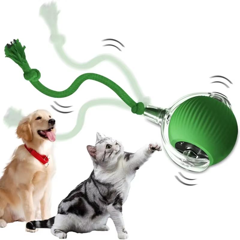 Automatic Rolling Sphere Interactive Sphere Cat Toys Pet Supplies Electric Dog And Cat Training To Imitate Rat Rechargeable Products