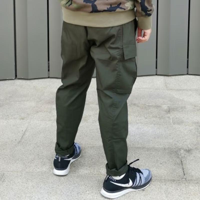 Nike Sportswear Cargo Joggers With Cuffed Ankles Men Bottoms Army-Green CV9301-355