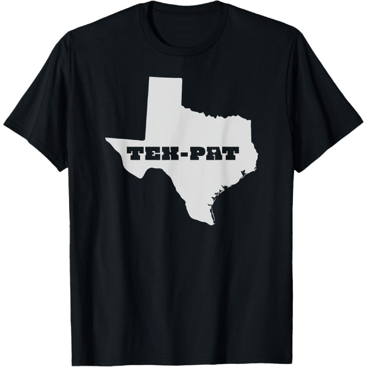 TEX-PAT Native Texan Ex-Pats Homesick Displaced Texas Proud T-Shirt S