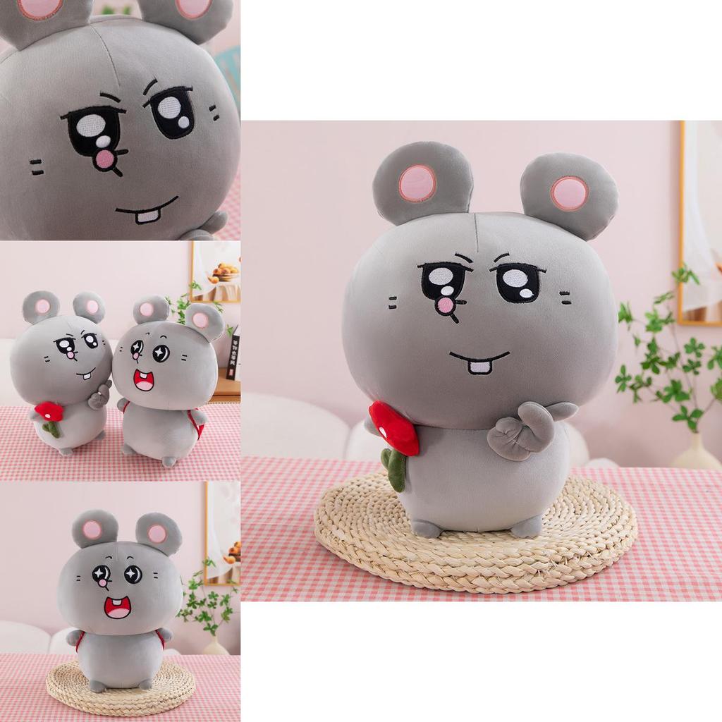 Adorable Plush Cartoon Mouse Toy Soft Stuffed Animal Gift For Kids Birthday Celebration
