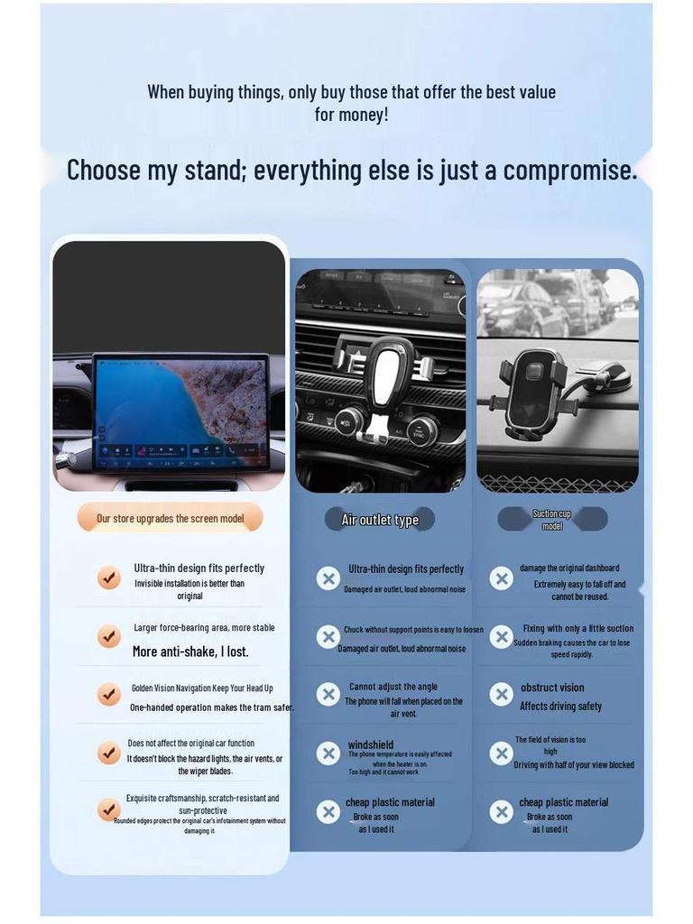 Zhijie S7/R7, Wenjie M7/M5, Xiangjie S9 2024 Car Navigation Mount