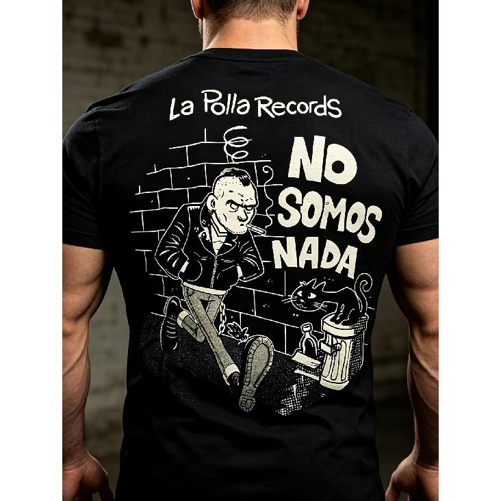 Herren T-Shirt - La Polla Records Stil Outdoor Freizeitkleidung, Atmungsaktives T-Shirt.