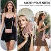 3 in 1 Floral Geprägte PU Leder Crossbody Handyhülle für iPhone/Samsung 6 Kartenfächer + Reißverschluss-Münzfach + Ständer & Abnehmbarer Langer Schultergurt