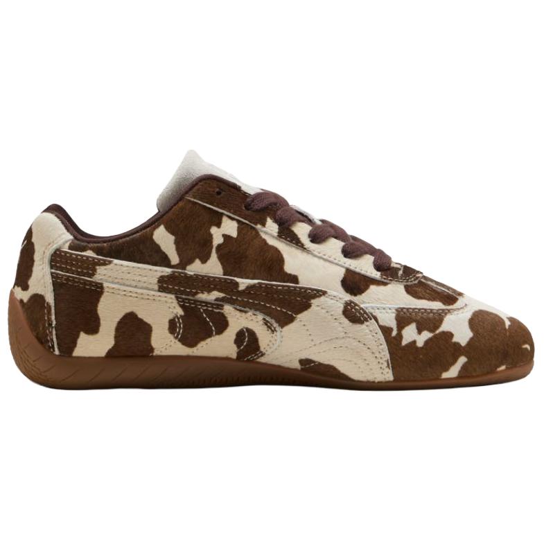 Puma Speedcat Animal Pack - Cow Women Sneakers Brown Chocolate-Brown Gum 406141-01