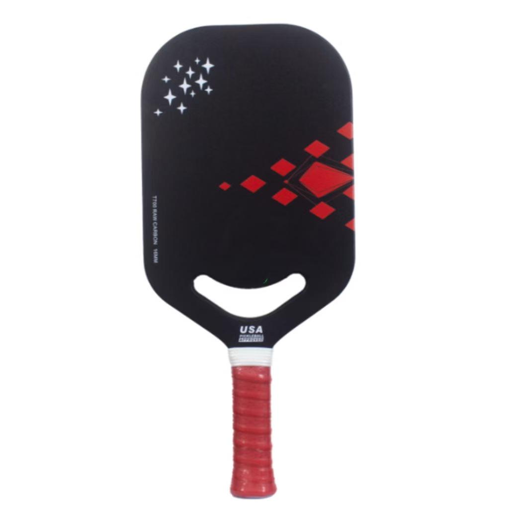 Smiley Face Professionelles T700 Carbonfaser Pickleball Schläger Set