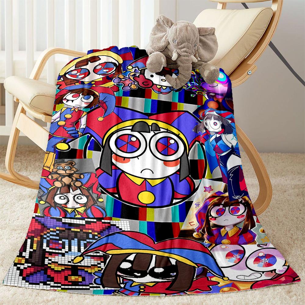 Digital Circus3 Blankets Are Suitable for Living Rooms,making Them an Ideal Choice for Outdoor Travel and Gifts.