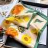 [Sonnenblume] Hangzhou Seide Damen Frühling, Herbst und Winter Koreanische Edition Schal Seide Maulbeerseide Schal Kleines quadratisches Tuch Großhandel