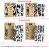 3D Bicycle Front Fork Protective Stickers Mountain Road Bike Frame Scratch-Resistant Sticker Decorations for Bicycle