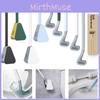 Toilet Brush For Golf Lovers Soft Rubber Bristles Extended Handle Leak-proof Base
