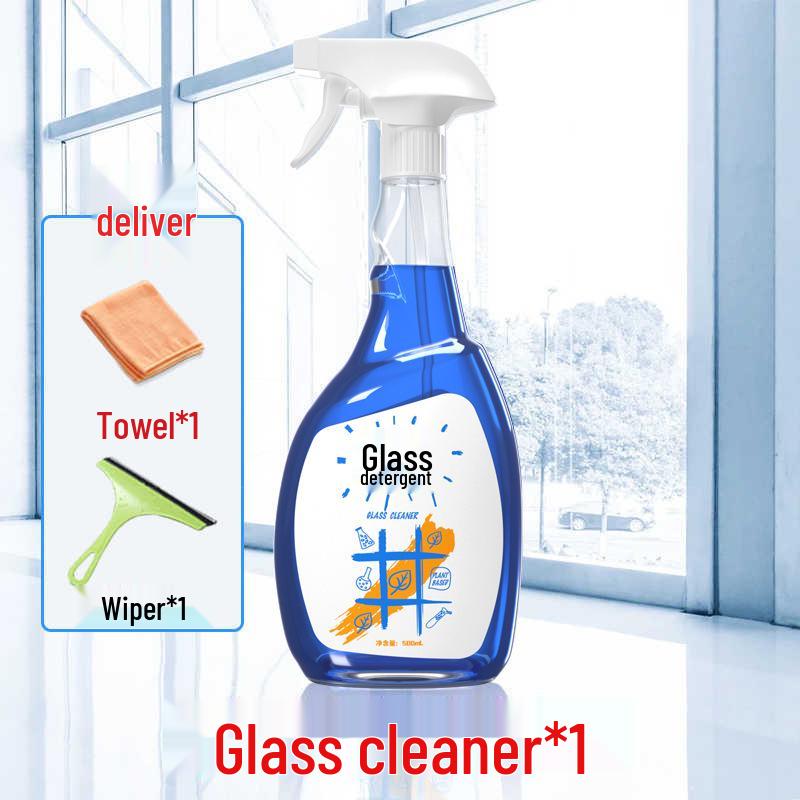 Household Glass Cleaner: Effective Window & Mirror Stain Remover