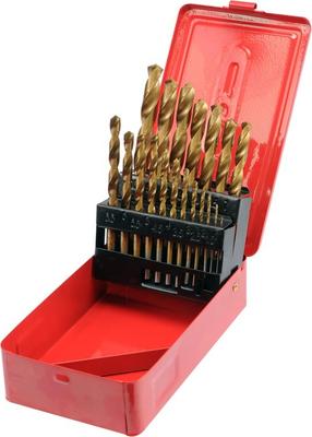 Drill Bits for Metal, Titanium 1-10 Mm / 19 Pcs. 22330 STHOR