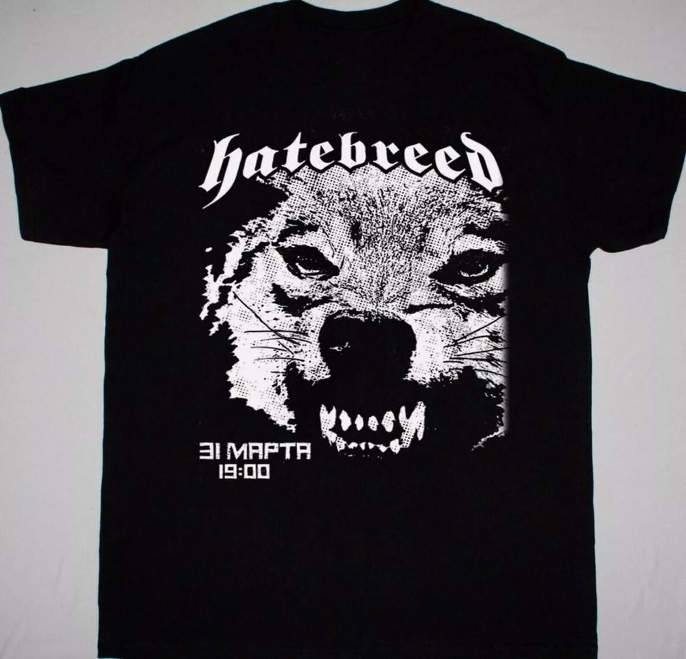 Vtg Hatebreed Band Album Music Cotton Black Full Size Unisex Shirt TR148 Unisex T-Shirt M
