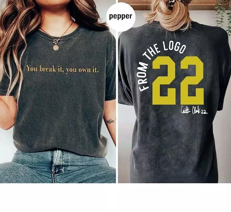 

Футболка Кейтлин Кларк, Американский баскетбол Кларк 22 2XL