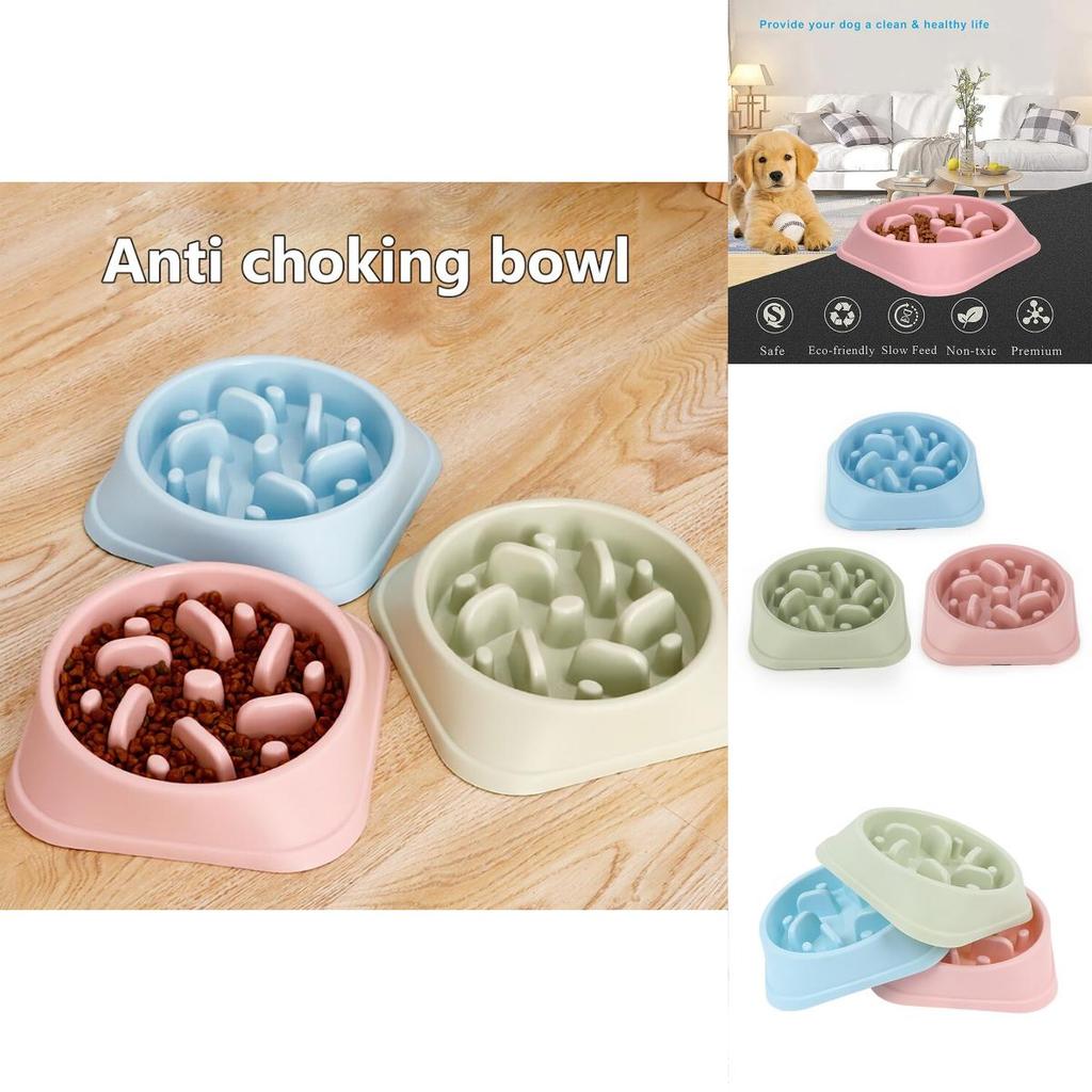 Slow Food Bowl For Pets Anti-slip And Easy To Clean