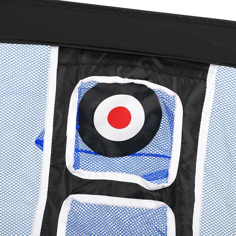 Portable Professional Sports Golf Training Practice Net Balls Target Exercise Accessories for Beginners (Black   Blue )