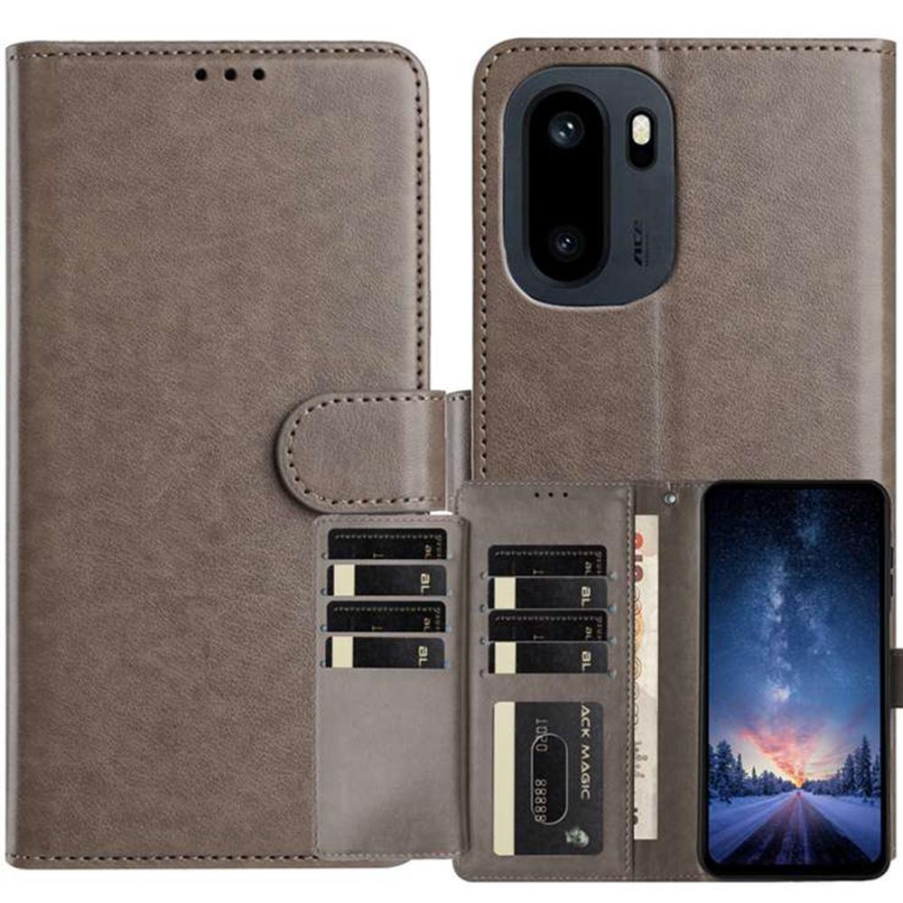 For OnePlus 15R 5G/Ace 6T 5G/Ace 6 5G Wallet Phone Case Stand PU Leather Folio Flip Cover with 8 Card Slot