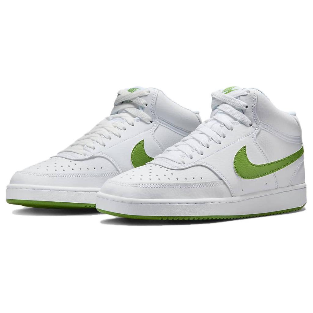 New Nike Court Vision Mid 'White Green' Women's CD5436-107
