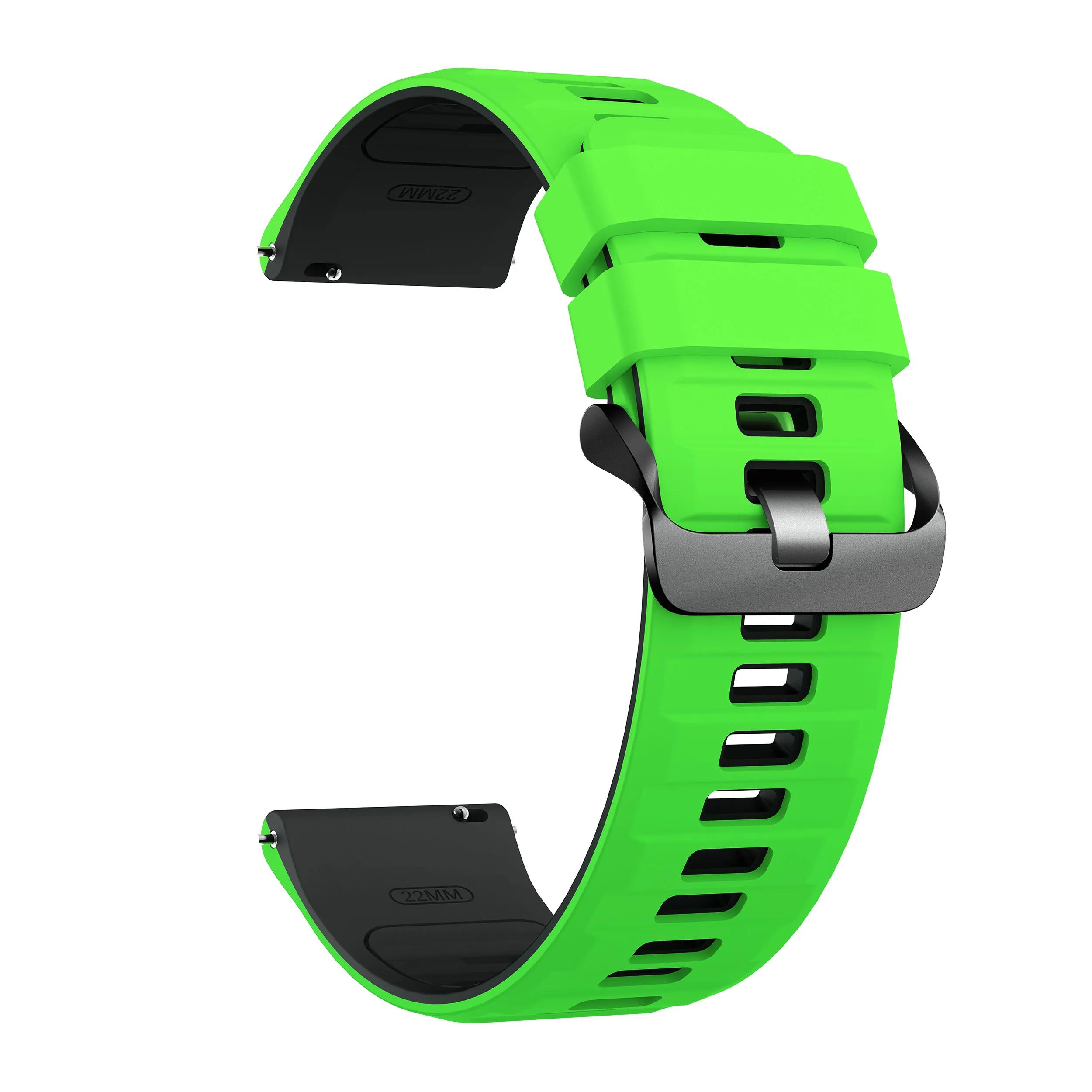 22mm Sports Band For COROS PACE 3/APEX 2 Pro Silicone Watch Strap For COROS APEX 46mm/APEX Pro Bracelet Replacement Wristbands 1PCS 22MM