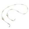 Eyeglasses Lanyard Rope Chain Faux Pearls Beads Sunglasses Strap Holder Retainer