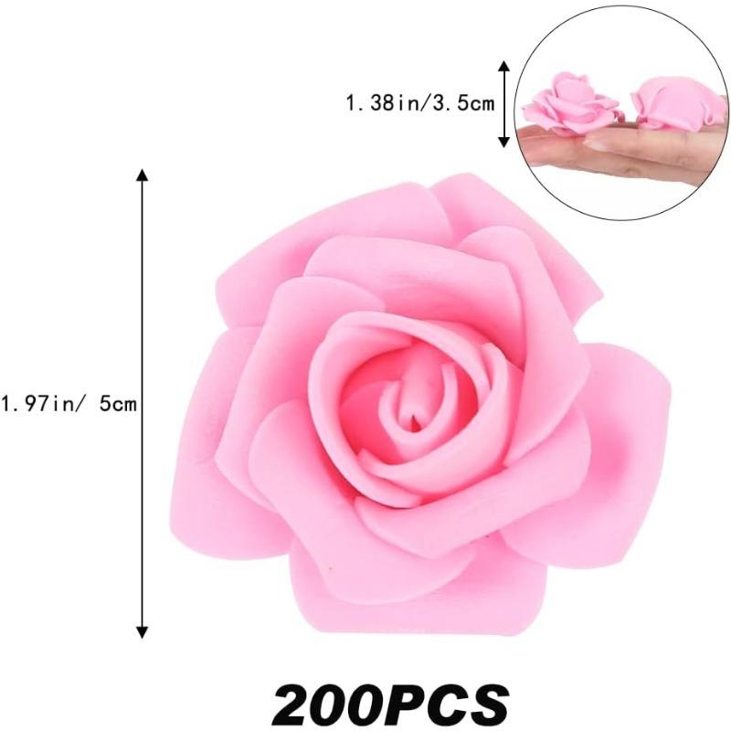 10/20Pcs Artificial Bulk Rose Flower PE Fake Flower for Home Room Dceor Party Halloween Mother's Day Christmas Wedding Decoratio