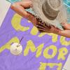 Minimalism Decor Ciao Amore With Love Cartoon Beach Towel Cute Kawaii Room Decor Bath Girls Children Hand Towels For Bathroom